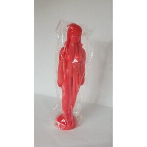 Red Woman Shaped Figural Candle